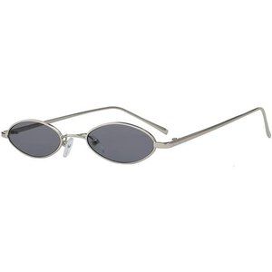 Oval Ultra Thin Small Narrow  Sunglasses Women